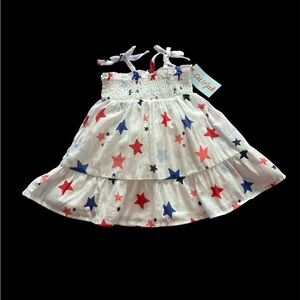 Cat and Jack Infant Girls "Patriotic"  Dress Size 12 months